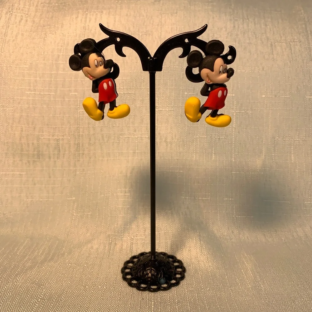 NWT 1 Pair of Handmade Disney Mickey Mouse Pierced Earrings in 3 Styles - Picture 2 of 11